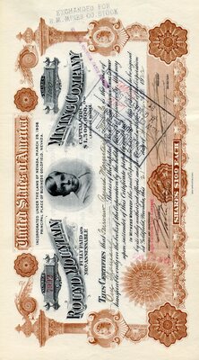 Fairveiw Round Mountain Music Co. was the owner of one thousand shares. Cancelled.