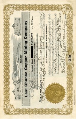 George Champagne was the owner of one thousand shares.