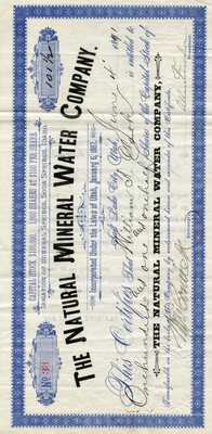 William A. Clark was the owner of one hundred one and one half shares.