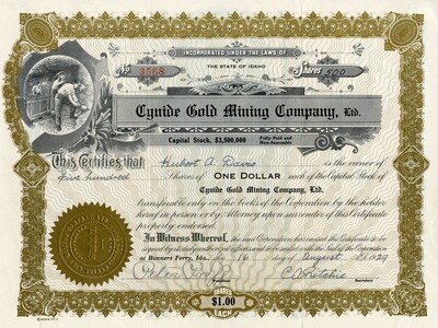 Hubert A. Davis was the owner of five hundred shares.