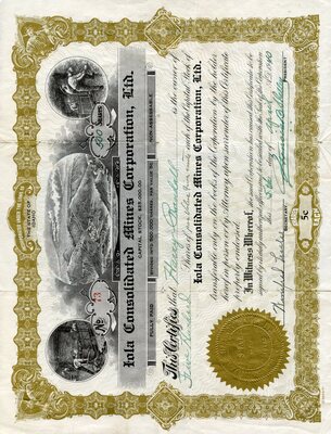 Harry Randall was the owner of five hundred shares.