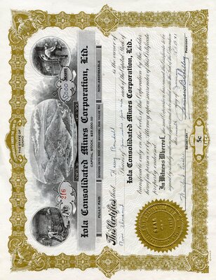 Harry Randall was the owner of five thousand shares.