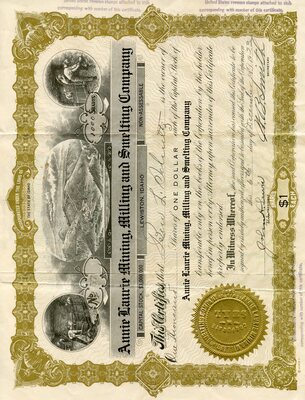 Bew L. Delwltz (?) was the owner of one thousand shares.