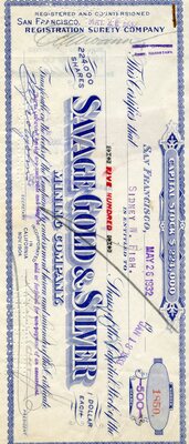 Sidney W. Fish was the owner of five hundred shares.