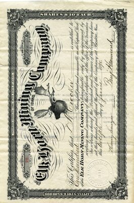 D. W. Crocker was the owner of one hundred shares.