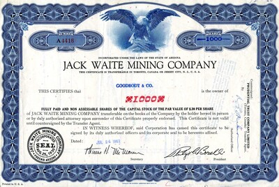 Goodbody & Co. was the owner of one thousand shares.