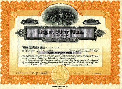 F. C. Wilson was the owner of five thousand shares.