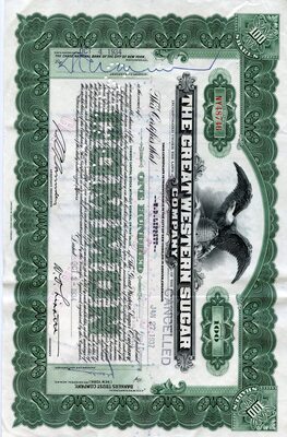 W. D. Lippitt was the owner of one hundred shares.