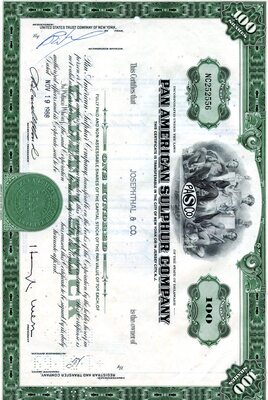 Josephthal & Co. was the owner of one hundred shares.