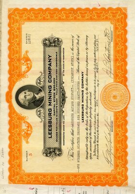 Leesburg Mining Company was the owner of one hundred sixteen thousand six hundred sixty-seven shares.