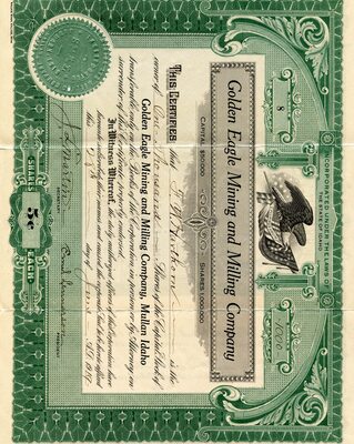 F. W. Harthorn was the owner of one thousand shares.