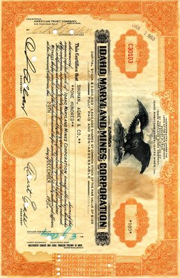 Shuman, Agnew & Co. was the owner of one hundred shares.