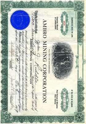 Wm. J. Riddle was the owner of two hundred shares.