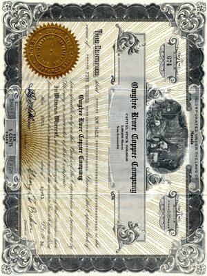 Dow Gale was the owner of five hundred shares.