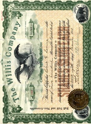 Robery G. Loming was the owner of two hundred shares.