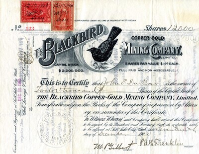 John E. DuBois was the owner of twelve thousand shares.