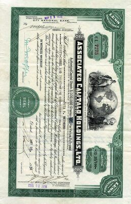 Rita B. Wethern was the owner of thirty-three and thirty-five one hundredths shares.