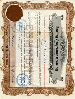 C. S. Vandehei was the owner of one share.