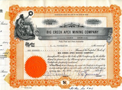 B. A. Fogelquist was the owner of one hundred shares.