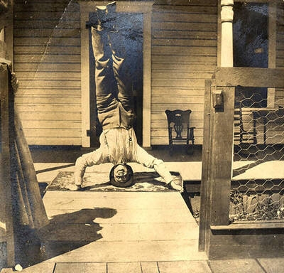 Outside the Stonebraker home in Stites, Idaho.