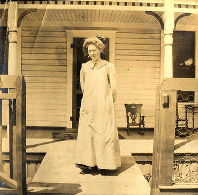 Outside the Stonebraker home in Stites, Idaho.