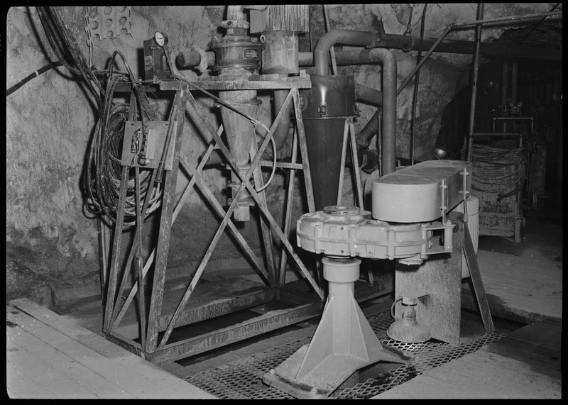 Unidentified machinery and equipment within the Lucky Friday Mine.