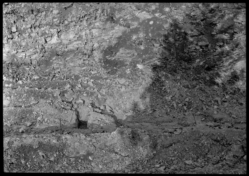 Image of the dirt and rock ground at the Greenough Operation at Lucky Friday Mine.