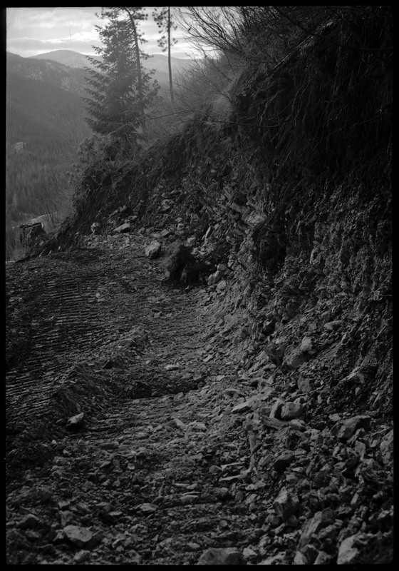 Image of the dirt and rock ground at the Greenough Operation at Lucky Friday Mine.