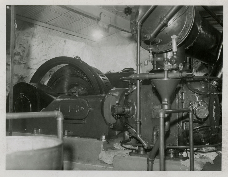 Photograph of mining machinery.