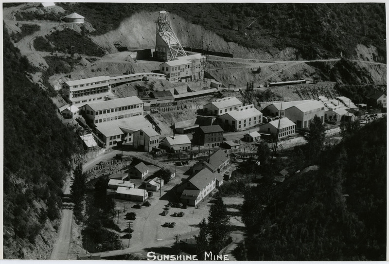 Aerial view of Sunshine Mine.