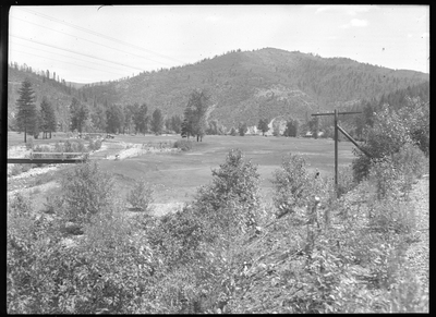 Photo overlooking the Shoshone Golf Course in Kellogg, Idaho.