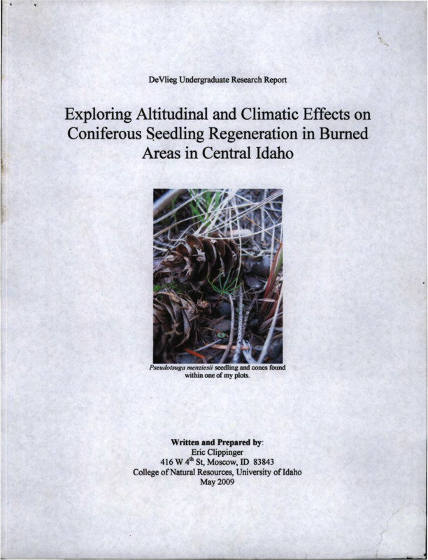 A study into the impact of rising temperatures and changes in rainfall on tree species in the Northern Rockies.