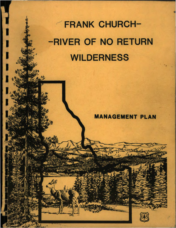 Frank Church River of No Return Wilderness Management Plan