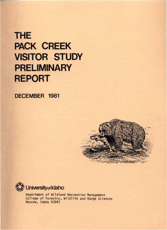 A report on the data gathered from surveys given to visitors from the Pack Creek region. 79 questionnaires were returned.