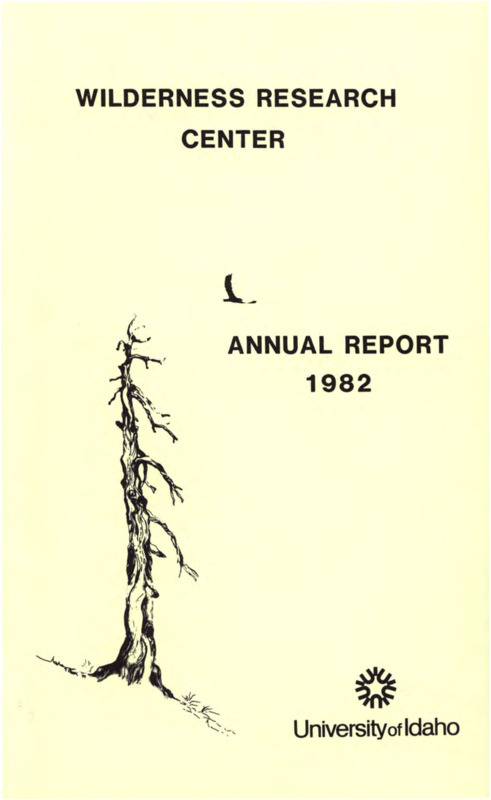 Annual report on the objectives, research, organization, and activities of the Wilderness Research Center in 1981.