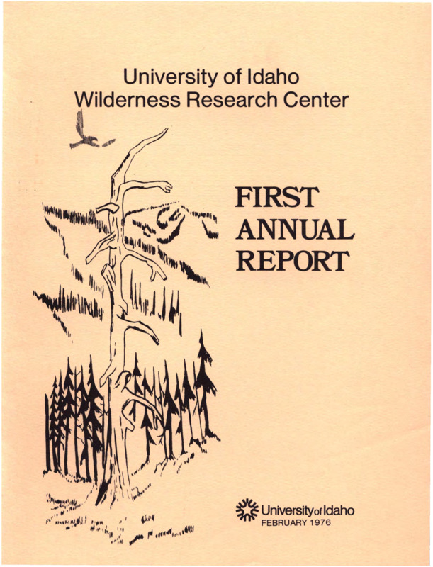 Annual report on the objectives, research, organization, and activities of the Wilderness Research Center in 1975.