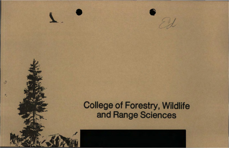 A draft plan for environmental monitoring at Taylor Ranch by Edwin E. Krumpe and John C. Hendee and a letter from G. Bruce Wiersma to John C. Hendee about said plan.