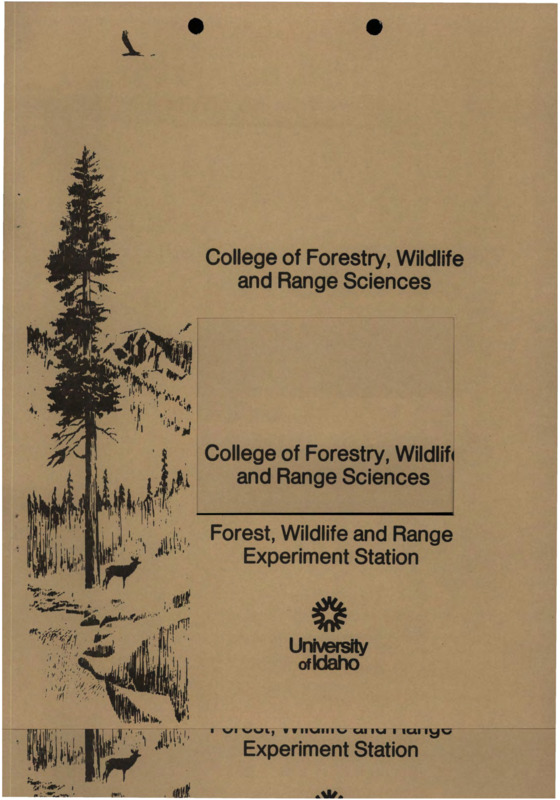 A draft plan for environmental monitoring at Taylor Ranch by Edwin E. Krumpe and John C. Hendee and a letter from G. Bruce Wiersma to John C. Hendee about said plan.