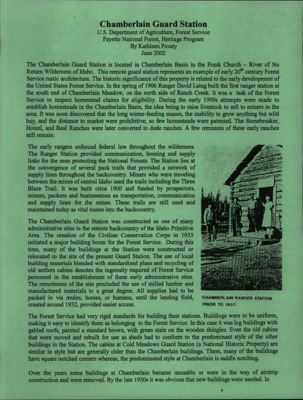 Chamberlain Guard Station
