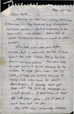 Taylor Ranch winter caretaker