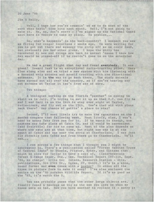 Memorandum from unknown author to Jim and Holly Akenson