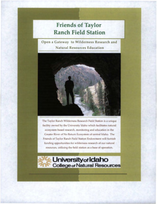 Friends of Taylor Ranch Field Station Brochure