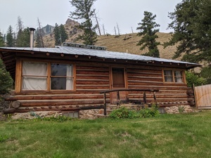 The Taylor Cabin was built in 1951 by Jess and Dorothy Taylor. It is now used as the caretaker cabin.