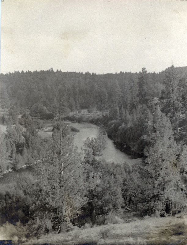 Deschutes River near Tumalo, Aug 1934