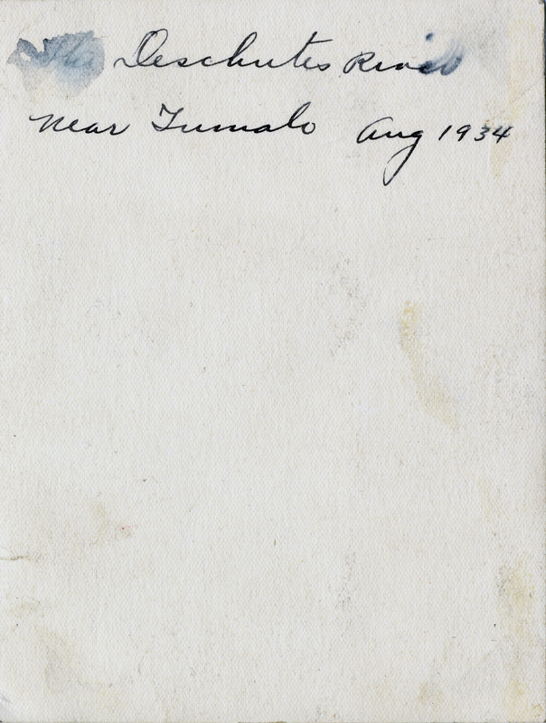 Deschutes River near Tumalo, Aug 1934