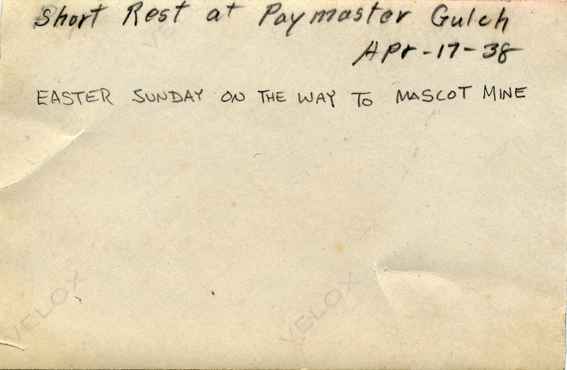 Short Rest at Paymaster Gulch