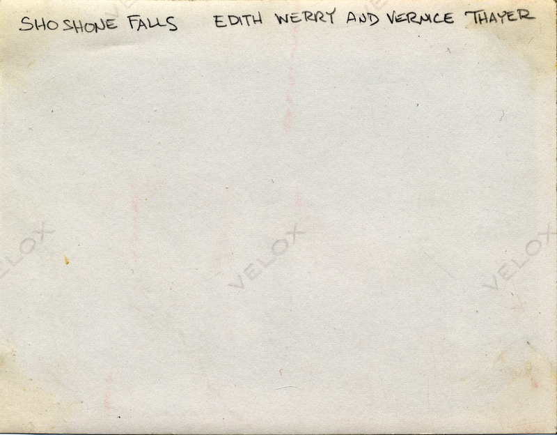Shoshone Falls Edith Henry and Vernice Thayer
