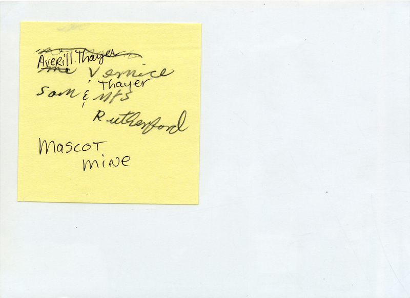 Rutherfords at Mascot Mine