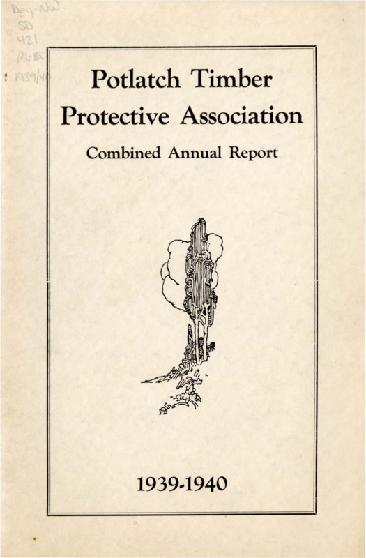 The 1939-1940 combined annual reports of the Potlatch Timber Protective Association include financial reports, auditing reports, and two separate reports from the Fire Warden on the 1939 and 1940 fire seasons in which he stated that the 1939 season had 50 fires with light losses at moderate expense and the 1940 season had 42 fires with minimal losses and the smallest number of human-caused fires during any season in the history of the association. In 1940, the association employed a grazing inspector, a forestry student at the University of Idaho, to study range conditions and ascertain the location and extent of poisonous plant areas and their effect on grazing. The warden also reports on logging operations, maintenance, and improvements, such as the purchase of a bulldozer, new roads, and telephone lines. The annual report features tables about climactic conditions and tables related to fire locations and damage during the 1939 and 1940 fire seasons.