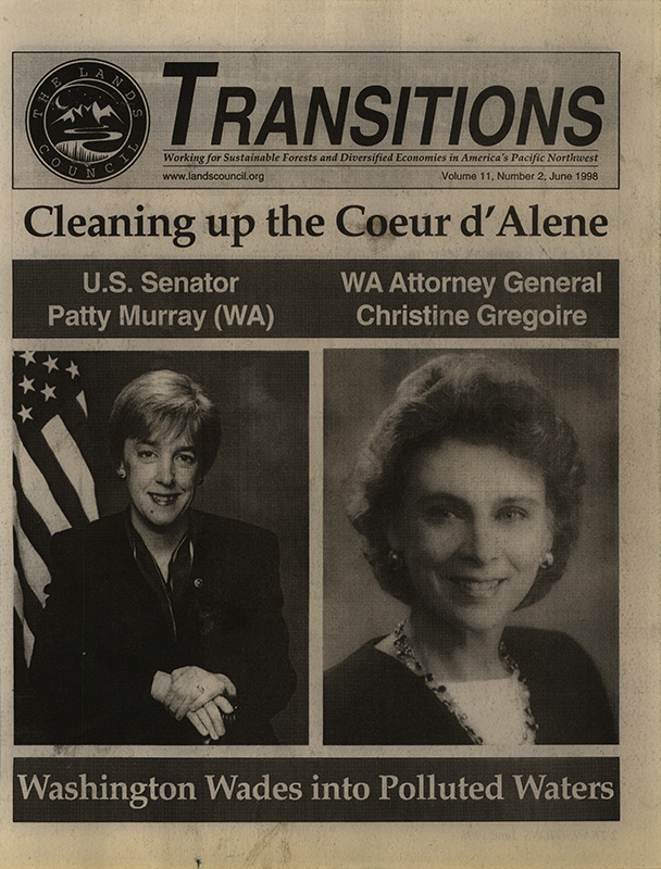 Osborn, John--Cleaning up the Entire Coeur d'Alene; Drumheller, Susan--EPA to investigate entire CdA basin--The Spokesman Review, 1998-2-26(Spokane, WA); Clarke, Chuck--To The Citizens of the Coeur d'Alene Basin--United States Environmental Protection Agency, 1998-5-5(Seattle, WA); Washington welcomes Superfund probe--The Spokesman Review, 1998-6-10(Spokane, WA); Gregoire, Christine O. and Clarke, Owen F. Jr.--Washington Attorney General--1998-6-8; Murray, Patty--Dear Senators Craig and Kempthorne--United States Senate, 1998-3-12(Washington, D.C.); Murray seeks Washington voice in cleanup--The Spokesman Review, 1998-3-14(Spokane, WA); Gregoire, Christine O.--Dear Senators Murray and Gorton:--1998-6-9; Satchell, Michael--Taking back the land that once was so pure, A tribes victory, a huge Superfund cleanup--U.S. News & World Report, 1998-5-4; Shireman, Laura--CdA basin scoured for dead birds--The Spokesman Review, 1998-3-29(Spokane, WA); Cannata, Amy--Cleanup controversy--The Pacific Northwest Inlander, 1998-5-13(Spokane, WA); Olsen, Ken and Shireman, Laura--Don't expand Superfund, CdA leaders say--The Spokesman Review, 1998-6-9(Spokane, WA); Drumheller, Susan--Basin bill revived to give the state cleanup control--The Spokesman Review, 1998-2-27(Spokane, WA); Brady, J. Robb and Trillhaase, Marty--The insider's game--Post Register, 1998-5-8(Idaho Falls, ID); Fisher, Jim--In Coeur d'Alene, no pollution news is good news--Lewiston Tribune, 1998-3-9(Lewiston, ID); Olsen, Ken--Judy urges fight over EPA pollution study--The Spokesman Review, 1998-3-4(Spokane, WA); Shireman, Laura--Not all river residents opposed to EPA study--The Spokesman Review, 1998-6-2(Spokane, WA); Osebold, William R.--Laxity jeopardizes tourist income--The Spokesman Review, 1998-4-29(Spokane, WA); Curless, Erica--More metals in river basin get approval--The Spokesman Review, 1998-2-13(Spokane, WA); Drumheller, Susan--Proposal would let Hecla put more metals in river--The Spokesman Review, 1998-3-2(Spokane, WA); Conservation group raps Legislature for mining's exemption from water rules--Post Register, 1998-3-31(Idaho Falls, ID); Curless, Erica--EPA says cleanup won't hurt CdA basin economy--The Spokesman Review, 1998-3-2(Spokane, WA); Titone, Julie--Workers strip toxic tailings from flats--The Spokesman Review, 1998-4-28(Spokane, WA); Titone, Julie--Workers cleaning up--The Spokesman Review, 1998-4-28(Spokane, WA); Titone, Julie--Silver lining--The Spokesman Review, 1998-3-15(Spokane, WA); Brady, J. Robb--Doing his sponsors' bidding--Post Register, 1998-2-4(Idaho Falls, ID); Stacey, Carol Horning--Afraid of News?--Nickel's Worth, 1998-3-6(Coeur d'Alene, ID); Fisher, Jim--Idaho should be last on list to clean up CDA basin--Lewiston Tribune, 1998-3-30(Lewiston, ID); Nanni, Michele--Idaho officials must recognize scope of cleanup concern--The Spokesman Review, 1998-6-26(Spokane, WA)